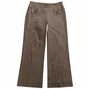 Donna Degnan Women Sz 10 Wide‎ leg Brown Pants